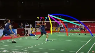 Miniature : La tactique du jeu au filet en double (tactic for the player at the front)