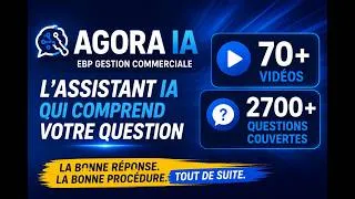 Miniature : AGORA IA EBP Gestion Commerciale : plus de 2 700 questions déjà couvertes !