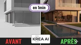Miniature : Comment créer des rendus vidéo d’architecture ULTRA RÉALISTES avec l’IA KREA