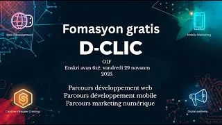 Miniature : Dernière Chance !  Formations 100% Gratuites en Numérique : Postule avant 6h PM - 29|11|22025 !