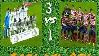 Miniature : Real Madrid vs Atletico Madrid 3-1/ ¼ de final de la coupe du roi.