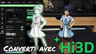 Miniature : J'ai TRANSFORME mon vieux DESSIN en FIGURINE grâce à Hi3D !