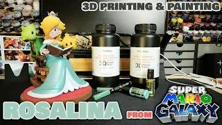 Miniature : 3D PRINTING & PAINTING | ROSALINA from SUPER MARIO GALAXY (HARMONIE in french)