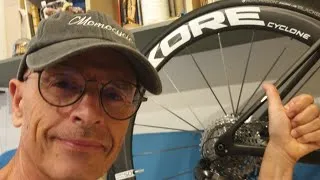 Miniature : Roues carbones KORE CYCLONE 50mm  rayons carbones + Ratchet hub 1220g le test !Un vrai bon plan ?? 