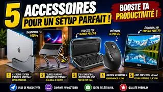 Miniature : 5 Accessoires qui TRANSFORMENT ton Setup PC !