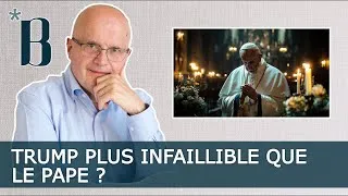 Miniature : Trump plus infaillible que le pape ?