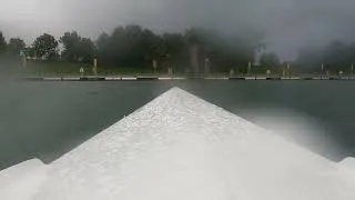 Miniature : Ramer sur le bassin d'aviron des jeux olympiques de Munich en 1972 sous la pluie,. Euromasters 2024