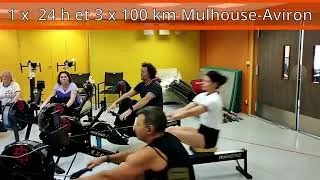 Miniature : Aviron : comment faire un 100km et un 24h sur rameur en tandem, small team ou large team