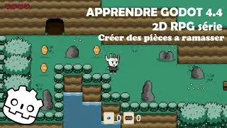 Miniature : Apprendre Godot 4.4 || Pièce, Area2D, Group et Autoload
