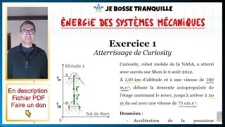 Miniature : 📝PDF | EXO TYPE DS 1 | Energie des sytèmes mécaniques
