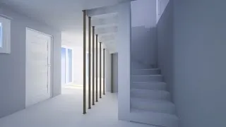Miniature : Installer un esaclier béton en kit en maison neuve en 3D - Je construis ma maison avec