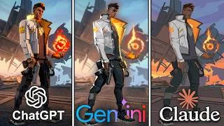 Miniature : CLAUDE vs GEMINI vs CHAT GPT : Recréer VALORANT en Entier !