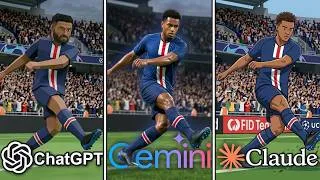 Miniature : GEMINI vs CLAUDE vs CHAT GPT : Recréer FIFA de A à Z !