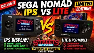 Miniature :     SEGA NOMAD IPS vs LITE — The Ultimate Retro Handheld Battle! (Streets of Rage Tested) #gaming
