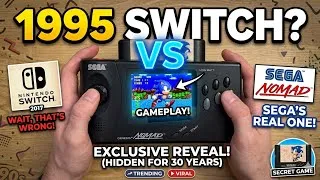 Miniature : The 1995 Nintendo Switch? Sonic on SEGA NOMAD is Going Viral! Gameplay ON Sega Nomad IPS SCREEN😱