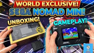 Miniature : SEGA NOMAD MINI 😱FIRST IN THE WORLD ! UNBOXING + Gameplay 😍Amazing Portable Megadrive !! So small !