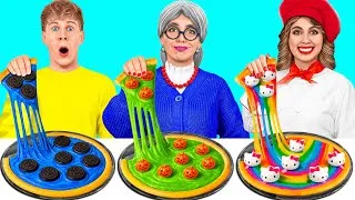 Miniature : Défi De Cuisine Moi vs Grand-Mère | Astuces Culinaires Amusantes par Jelly DO Challenge