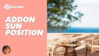 Miniature : Éclairez vos scènes blender comme un(e) pro grâce à l'addon sun Position☀️