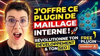 Miniature : J'offre ce plugin de maillage interne : révolutionne ton SEO