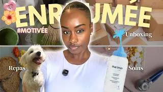 Miniature : RESTER MOTIVÉE ET DÉTERMINÉE MÊME ENRHUMÉE : VLOG | Productivité, soins, unboxing...☀️🌴