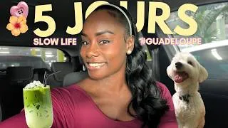 Miniature : VLOG | 5 JOURS DANS MA VIE EN GUADELOUPE : Productivité, boulot, chill, food, sport, plongée..☀️🌴