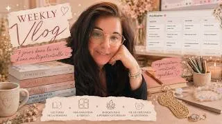 Miniature : Weeklyvlog : une semaine dans ma vie de multipotentielle : entre pierre naturelles, organisation etc