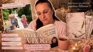 Miniature : 📚 Entre les pages et la vraie vie | Weekly Vlog lecture, famille et créations