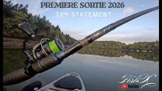 Miniature : Reprise de la pêche du bar en kayak  : ça tape dès le début !