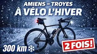 Miniature : Troyes → Amiens : 2 x 300 km à vélo dans le froid de l’hiver ❄️🥶