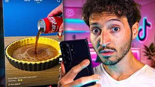 Miniature : Je Teste les Pires Recettes TikTok... (J’ai presque vomi)