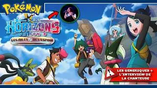 Miniature : GÉNÉRIQUES POKÉMON LES HORIZONS + INTERVIEW DE LA CHANTEUSE - SAISONS 1 À 3 EN VF (ALL OPENINGS 1-3)