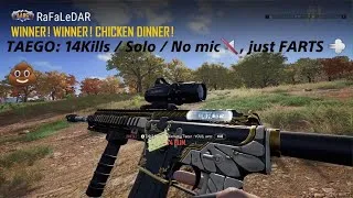 Miniature : PUBG: TAEGO / 14Kills / Solo / No mic 🔇just FARTS💨💩