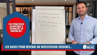 Miniature : Devenir un investisseur immobilier crédible - Part 1: Les principaux acronymes à connaitre