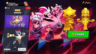 Miniature : Brawl Stars je débloque et test Damian en accès anticipé + Najia et Sirius en Or Massif
