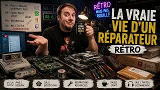 Miniature : La réalité d'un atelier de réparation rétro… sans filtre.