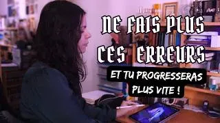 Miniature : Tu veux Progresser PLUS VITE en DESSIN ? Ne fais plus ces 7 ERREURS !