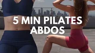 Miniature : 5 MIN PILATES ABDOS EXPRESS | SANS ÉQUIPEMENT | JESSY PILATES