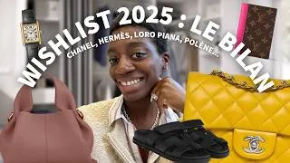 Miniature : J'AI REVU MA WISHLIST LUXE DE 2025 … ET VOICI CE QUE J'AI VRAIMENT ACHETÉ
