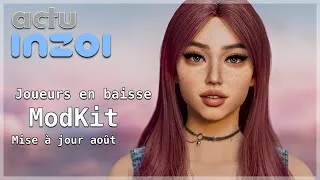 Miniature : ACTU INZOI #4 : baisse de popularité, ModKit et update d’août – les dernières news !