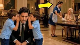 Miniature : SUS HIJOS LE ENTREGARON UNA NOTA AL MILLONARIO SOBRE LA LIMPIADORA,AL LLEGAR A CASA LO ENTENDIÓ TODO
