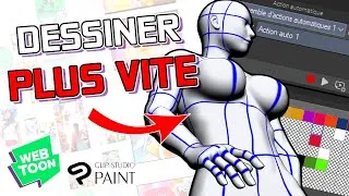 Miniature : 3 ASTUCES POUR DESSINER PLUS VITE TON WEBTOON ! (et illustration)