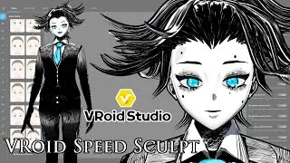 Miniature : 【Vroid】Vroid model ADOPT - Scribble boy | Speed Sculpt