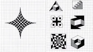 Miniature : Comment je dessine des figures impossible grâce aux illusions optiques? #illusion #optique #dessin