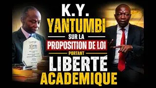Miniature : PROFESSEUR YANTUMBI SUR SON INITIATIVE CITOYENNE DE PROPOSITION DE LOI.