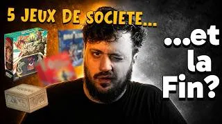 Miniature : 5 jeux de société...et la fin d'un cycle.