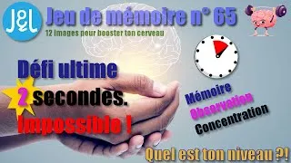 Miniature : Jeu de mémoire n°65 - Niveau difficile - Jeux & Logique