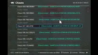 Miniature : Pokemon Emeraude Cheats 2026 - Importer + de 750 codes facilement et en un seul clic! (RetroArch)
