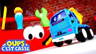 Miniature : Le petit camion est tombé malade! Vidéo en français avec les voitures pour garçons.