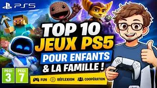 Miniature : TOP 10 des Jeux PS5 pour Enfants 🎮 (PEGI 3 & 7)