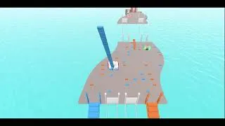 Miniature : 🚨 Qui Sera le PREMIER à Atteindre le TRÉSOR dans Bridge Race ?! 🏝️🔥